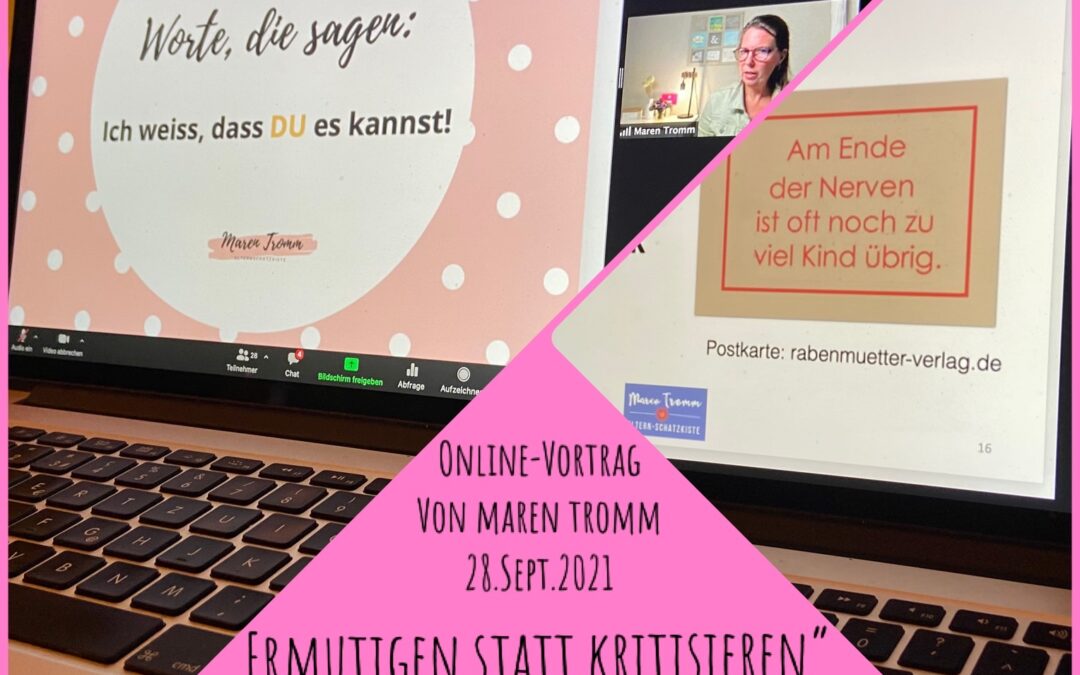 Online-Vortrag «Ermutigung schafft Wunder» 28.09.21